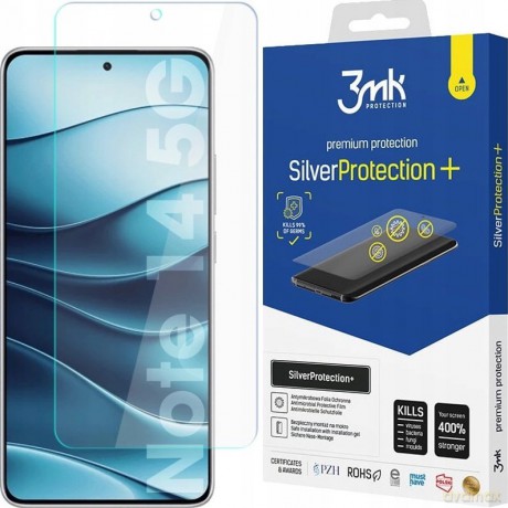 Folia Ochronna do Redmi Note 14 5G - 3mk SilverProtection+