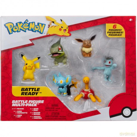 POKEMON Figurki Bitewne 6-Pak Seria 8, figurki [FIGURKA]