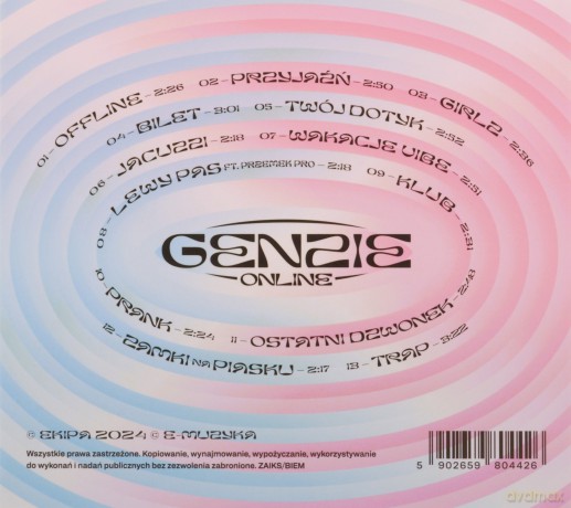 Genzie: Online [CD]