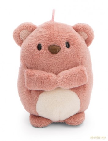 NICI mymochi przytulanka Miś Nomo z kostiumem pszczółki i frytkami 8cm z zawieszką