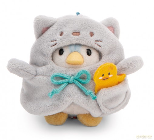 NICI mymochi przytulanka Pingwin Waddle z kostiumem kotka i kaczuszką 8cm z zawieszką