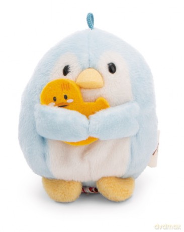 NICI mymochi przytulanka Pingwin Waddle z kostiumem kotka i kaczuszką 8cm z zawieszką