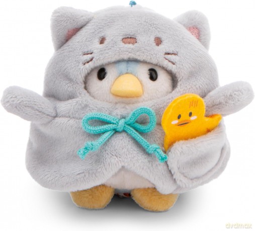 NICI mymochi przytulanka Pingwin Waddle z kostiumem kotka i kaczuszką 8cm z zawieszką