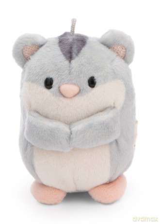 NICI mymochi przytulanka Chomik Shai z kostiumem pieska i ciasteczkiem 8cm z zawieszką
