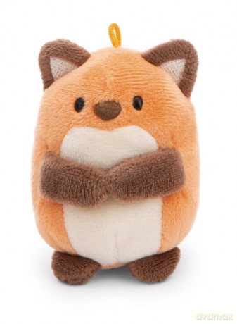 NICI mymochi przytulanka Lis Geeks z kostiumem żaby i grą video 8cm z zawieszką