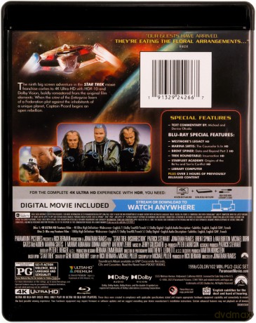 Star Trek: Insurrection (Star Trek: Rebelia) [Blu-Ray 4K]+[Blu-Ray]