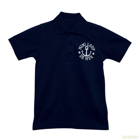 ARMADA 2023 - MINI LOUP DE MER - Men's navy polo