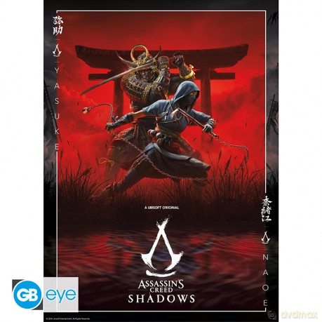 ASSASSIN'S CREED - Poster Chibi 52x38 - Shadows Key Art EXCLU GAMESTO