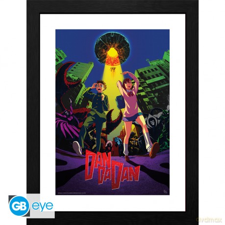 DAN DA DAN - Plakat w ramie Cow abduction (30x40)