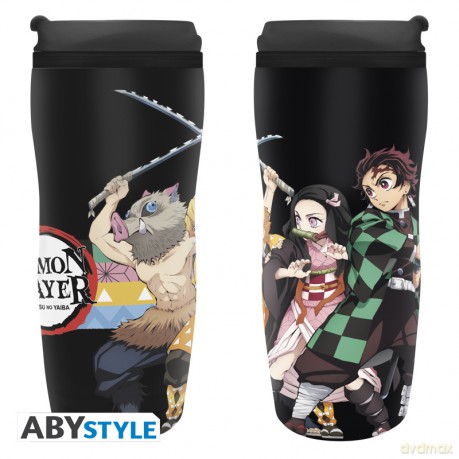 DEMON SLAYER - Kubek podróżny Characters Strip Patterns