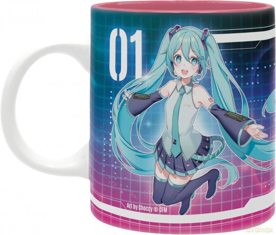 HATSUNE MIKU - Kubek - 320 ml - Cyberpunk