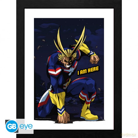 MY HERO ACADEMIA - Plakat w ramie All Might (30x40)
