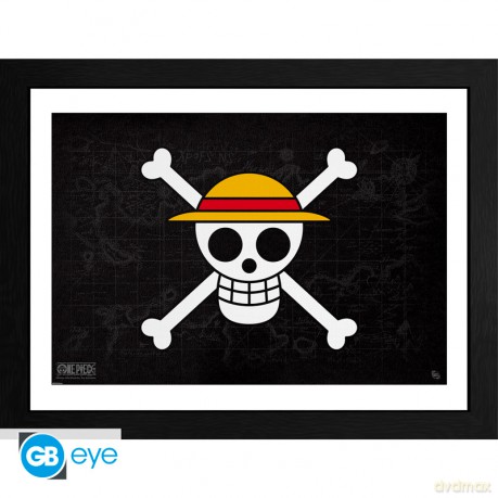 ONE PIECE - Framed print Skull (30x40)