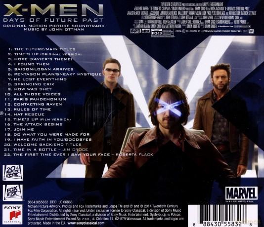 X-Men: Days of Future Past soundtrack (X-Men: Przeszłość, Która Nadejdzie) (John Ottman) [CD]