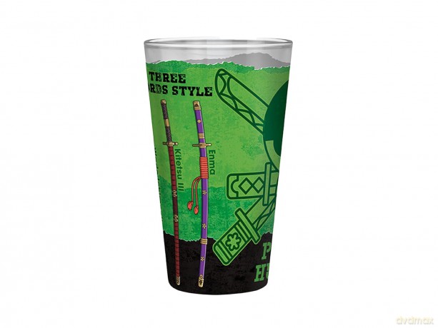 ONE PIECE - Duża szklanka - 400ml - Zoro - box