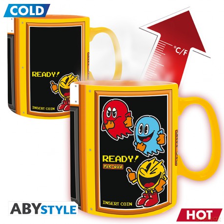 PAC-MAN - Mug Heat Change - 460 ml - Arcade - cardboard box