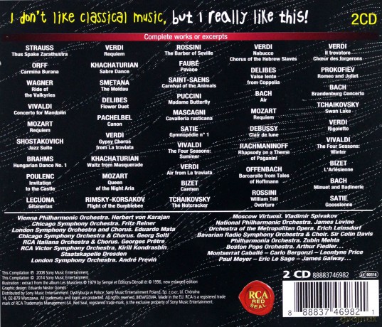 I don't like classical music, but I really like this! [2CD]