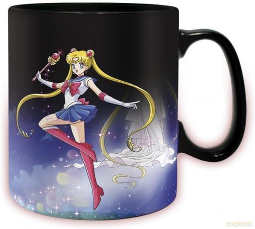 SAILOR MOON - Mug Heat Change- 460ml- Sailor & Chibi- cardboard