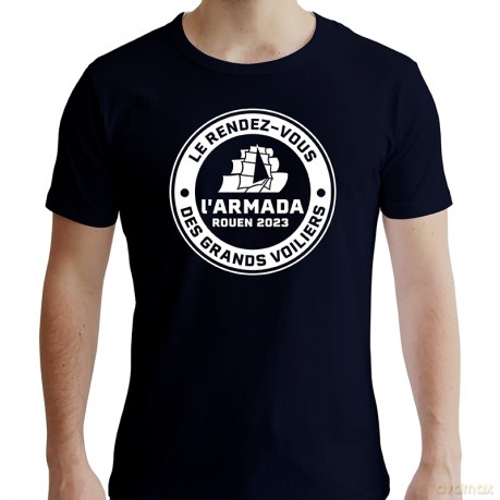 ARMADA 2023 - LOGO OFFICIEL - Tshirt Navy Homme