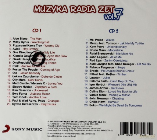 Muzyka Radia Zet vol 7 [2CD]
