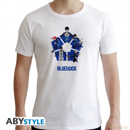 BLUE LOCK - Tshirt Squad man SS white