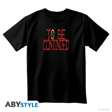 ONE PIECE - Unisex black Tshirt - TO BE CONTINUED