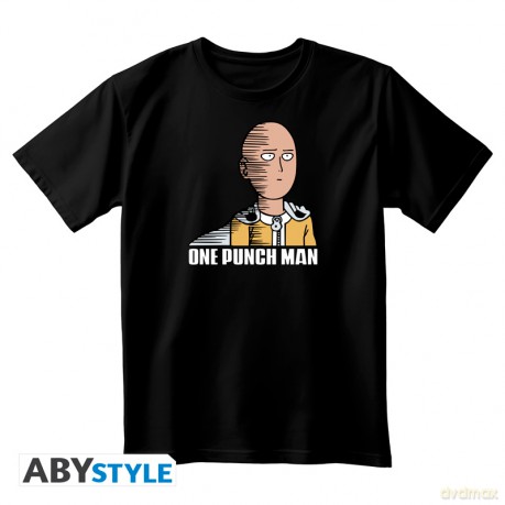 ONE PUNCH MAN - Unisex black Tshirt - Saitama Fun