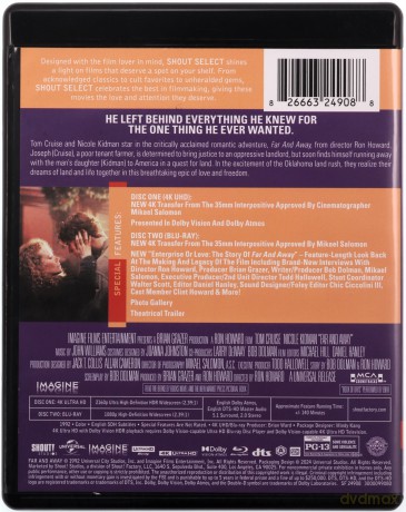 Far and Away (Za horyzontem) [Blu-Ray 4K]+[Blu-Ray]