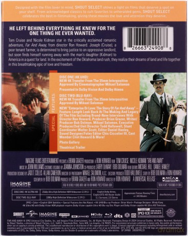 Far and Away (Za horyzontem) [Blu-Ray 4K]+[Blu-Ray]