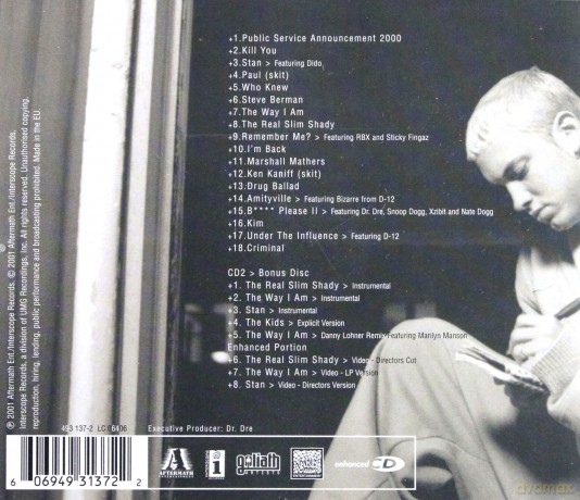 Eminem: The Marshall Mathers (Album Tour Edition) [2CD]