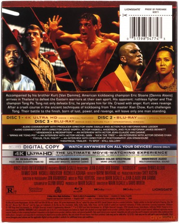Kickboxer (steelbook) [Blu-Ray 4K]+[2xBlu-Ray]