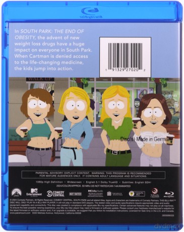 South Park: The End of Obesity [Blu-Ray]