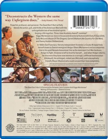 The Dead Don't Hurt [Blu-Ray]