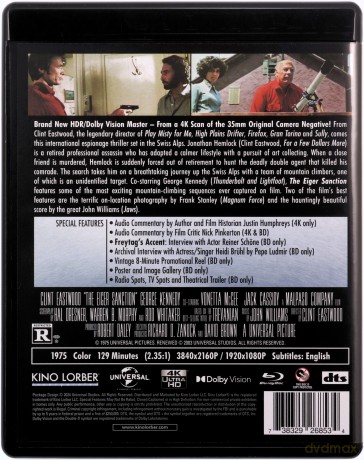 The Eiger Sanction (Akcja na Eigerze) [Blu-Ray 4K]+[Blu-Ray]
