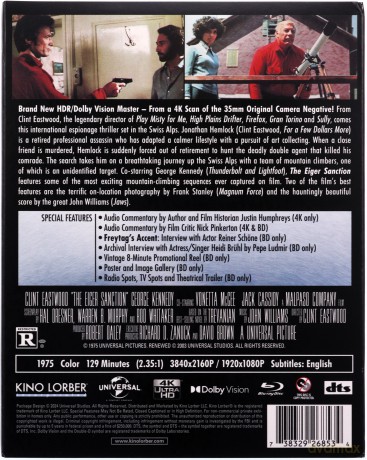 The Eiger Sanction (Akcja na Eigerze) [Blu-Ray 4K]+[Blu-Ray]