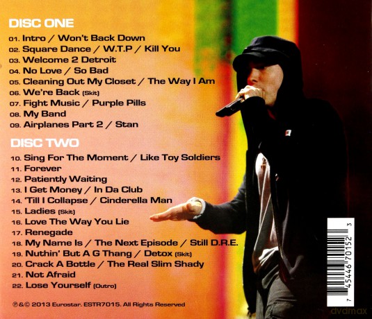 Eminem: Live From Comercia Park [2CD]