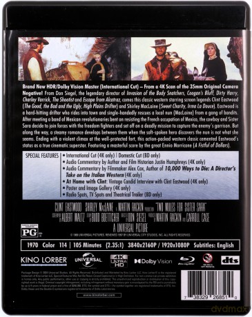 Two Mules for Sister Sara (Muły siostry Sary) [Blu-Ray 4K]+[Blu-Ray]