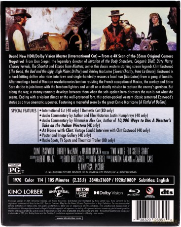 Two Mules for Sister Sara (Muły siostry Sary) [Blu-Ray 4K]+[Blu-Ray]