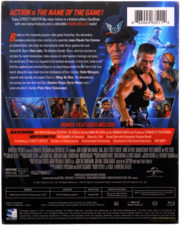 Street Fighter (Uliczny wojownik) (steelbook) [Blu-Ray]