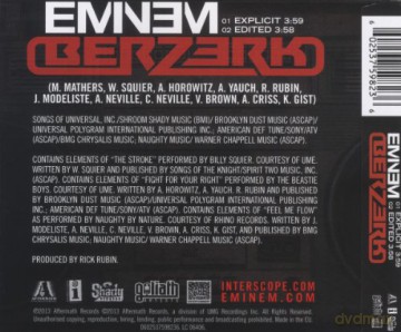 Eminem: Berzerk [CD]