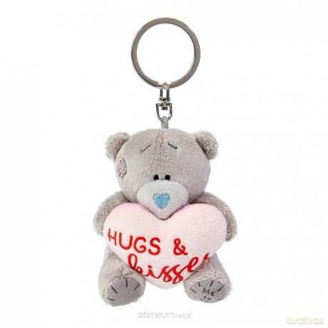 Breloczek Miś z sercem Hugs&Kisses