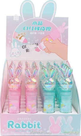 Gumka do ołówka Crystal Rabbit (24szt)