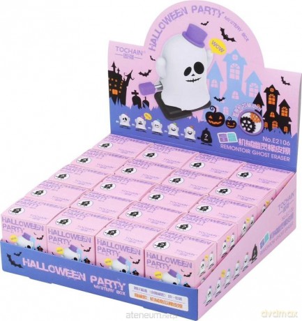 Gumka do ołówka Halloween nakręcana mix