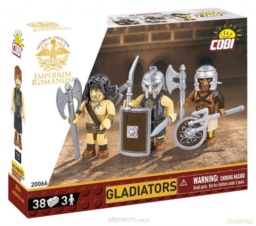 Imperium Rzymskie - figurki Gladiatorów [KLOCKI]