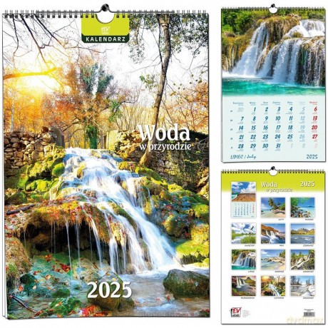Kalendarz 2025 7 Plansz B3 Woda [KALENDARZ]