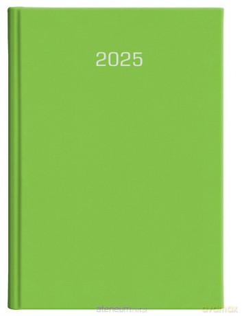 Kalendarz 2025 A5 dzienny Albit seledynowy [KALENDARZ]