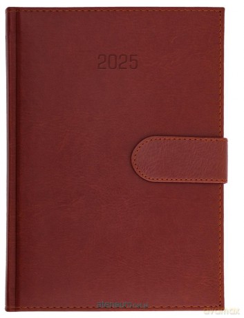 Kalendarz 2025 B5 tygodniowy Nebraska brąz [KALENDARZ]