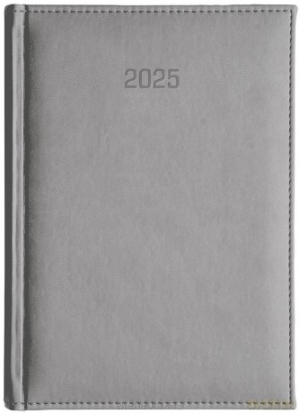 Kalendarz 2025 B5 tygodniowy Vivella szary [KALENDARZ]
