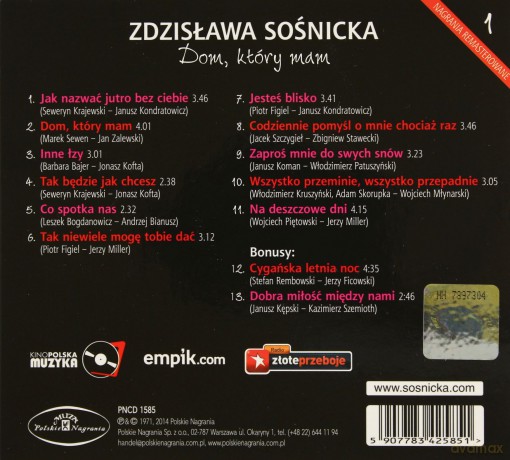 Zdzisława Sośnicka: Dom, który mam [CD]