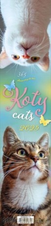 Kalendarz 2025 paskowy - Koty [KALENDARZ]